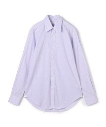 140/2コットン レギュラーカラー ロングスリーブドレスシャツ