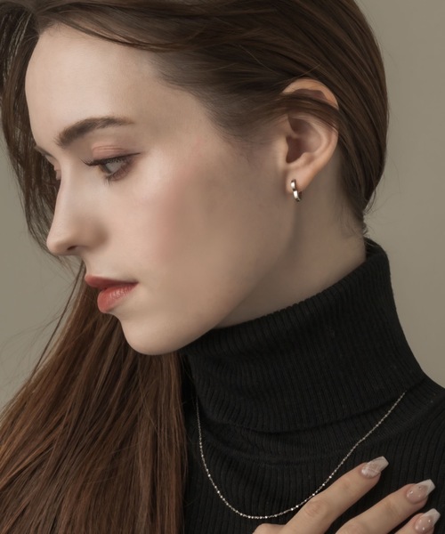 muku(ムク)の「PIERCE/HEART HOOP(ピアス(両耳用)・レディース・ゴールド/シルバー・FREE)」の12枚目の写真