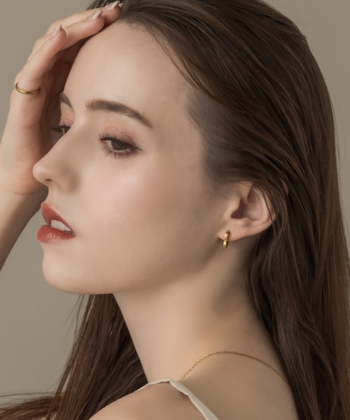 muku(ムク)の「PIERCE/HEART HOOP(ピアス(両耳用)・レディース・ゴールド/シルバー・FREE)」の11枚目の写真
