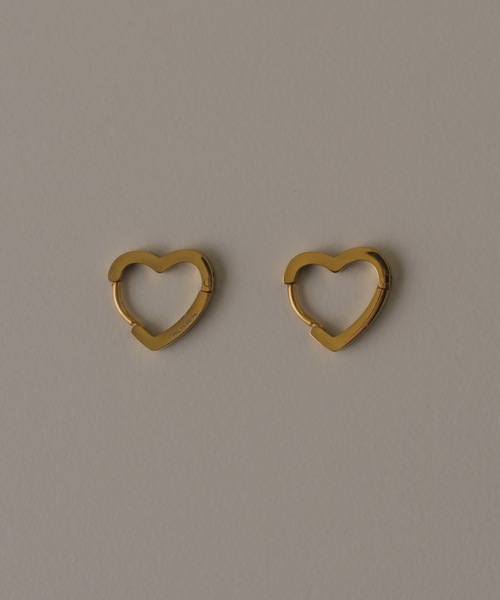 muku(ムク)の「PIERCE/HEART HOOP(ピアス(両耳用)・レディース・ゴールド/シルバー・FREE)」の9枚目の写真