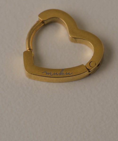 muku(ムク)の「PIERCE/HEART HOOP(ピアス(両耳用)・レディース・ゴールド/シルバー・FREE)」の22枚目の写真