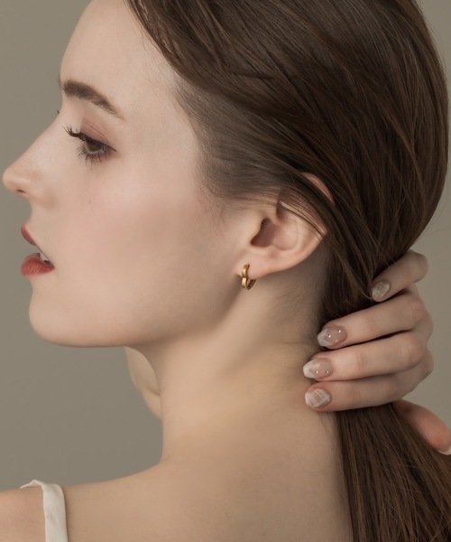 muku(ムク)の「PIERCE/HEART HOOP(ピアス(両耳用)・レディース・ゴールド/シルバー・FREE)」の17枚目の写真