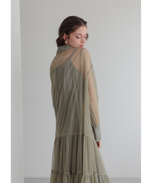 デザインカラーモールレースドレス（ドレス）｜Dorry Doll（ドリー