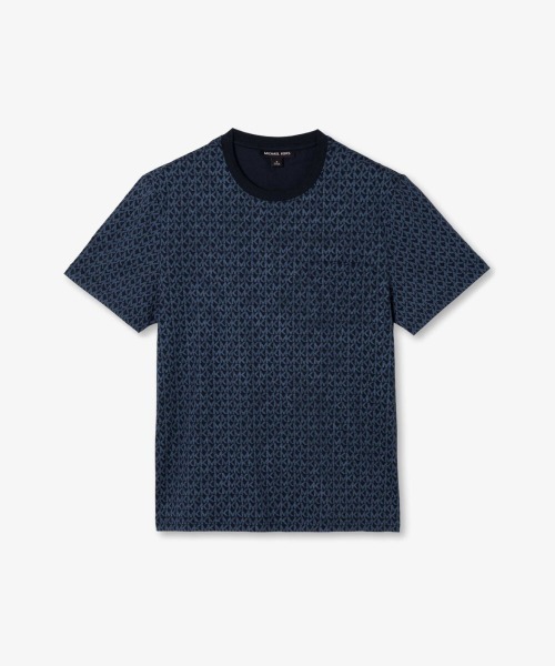 MICHAEL KORS(マイケルコース)の「シークイン ロゴ コットン Tシャツ(Tシャツ/カットソー・メンズ・ブルー系・M/S/XS/XL/L)」の1枚目の写真