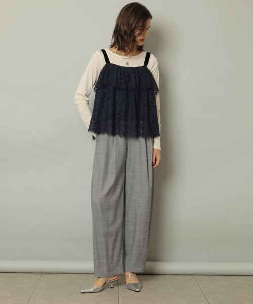 CADUNE（カデュネ）の「梳毛カーヴィーパンツ（その他パンツ・レディース・ライトグレー・36/38）」の3枚目の写真