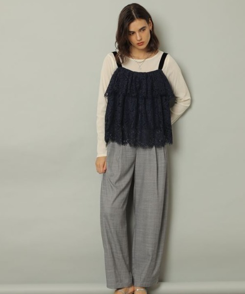 CADUNE（カデュネ）の「梳毛カーヴィーパンツ（その他パンツ・レディース・ライトグレー・36/38）」の7枚目の写真