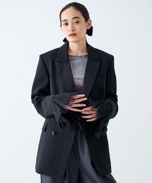 MEDE19F（メデジュウキュウ）の「ＭＥＤＥ１９Ｆ　サテンラペルジャケット〈ブラック〉（テーラードジャケット）」