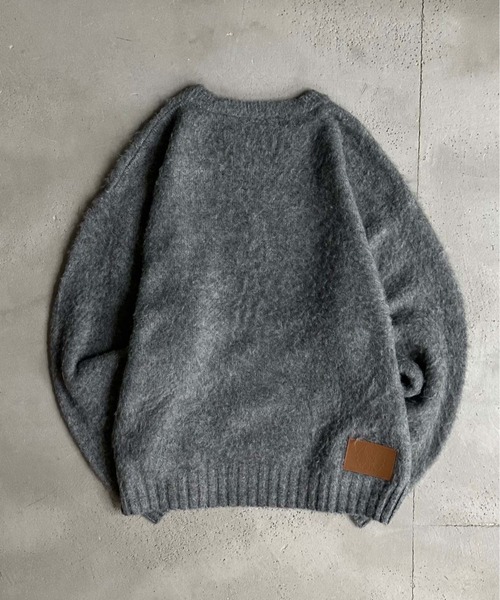 sedacle(セダクル)の「バックパッチシャギーニット(ニット/セーター・メンズ・ブラック/グレー/ブラウン・SMALL/MEDIUM/LARGE)」の20枚目の写真