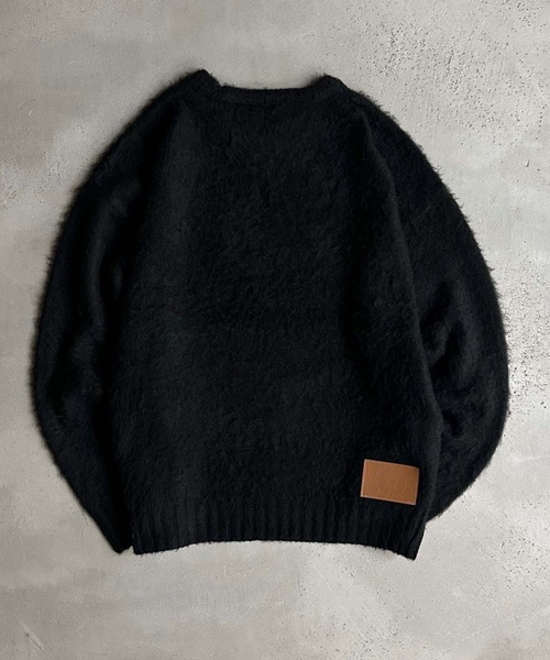 sedacle(セダクル)の「バックパッチシャギーニット(ニット/セーター・メンズ・ブラック/グレー/ブラウン・SMALL/MEDIUM/LARGE)」の11枚目の写真