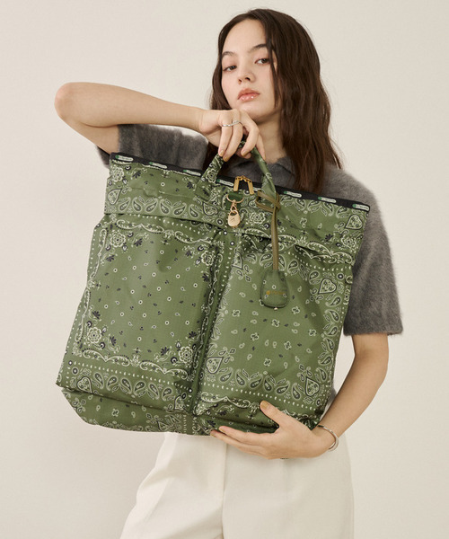 【ひとりっぷ×LeSportsac】RYAN TRAVEL TOTE レスポートサック×ひとりっぷ、収納力・機能性・軽量感を実現した