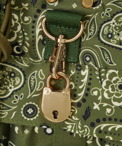 LeSportsac(レスポートサック)の「LG HELMET TOTE エヴァーグリーンバンダナ(トートバッグ・レディース・グリーン・FREE)」の10枚目の写真