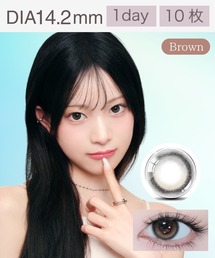 eyestar（アイスター）の「【水光カラコン】eyestar(アイスター) 1DAY ワンデー 10枚入り アイコニックブラウン 韓国カラコン（コンタクトレンズ・カラコン）」