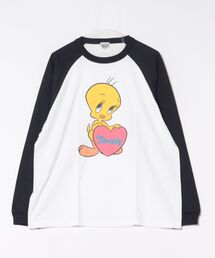 【 LOONEY TUNES 】 ロングスリーブTシャツ (ラグラン)  25W10