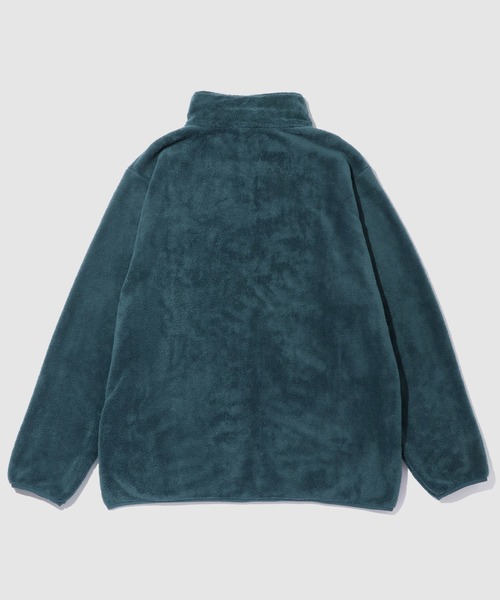 NAVY（ネイビー）の「NAVY シャギーフリースジップジャケット（ブルゾン・メンズ・グレイッシュベージュ/ブルーグリーン/ブラック/ピンク/ネイビー・L/M/S/XL）」の6枚目の写真