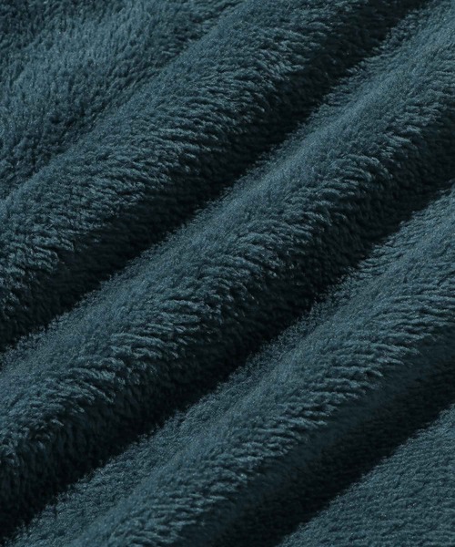 NAVY（ネイビー）の「NAVY シャギーフリースジップジャケット（ブルゾン・メンズ・グレイッシュベージュ/ブルーグリーン/ブラック/ピンク/ネイビー・L/M/S/XL）」の10枚目の写真