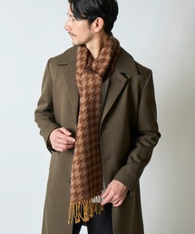 イタリア製千鳥柄マフラー