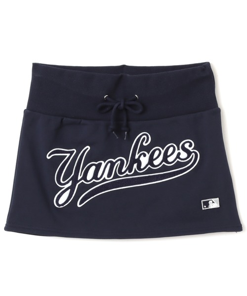 MLB(メジャーリーグベースボール)の「atmos pink MLB Logo Sweat Skirt / アトモス ピンク MLB ロゴ スウェット スカート 【SP】(スカート・レディース・ブルー/ブラウン/ネイビー・FREE)」の1枚目の写真