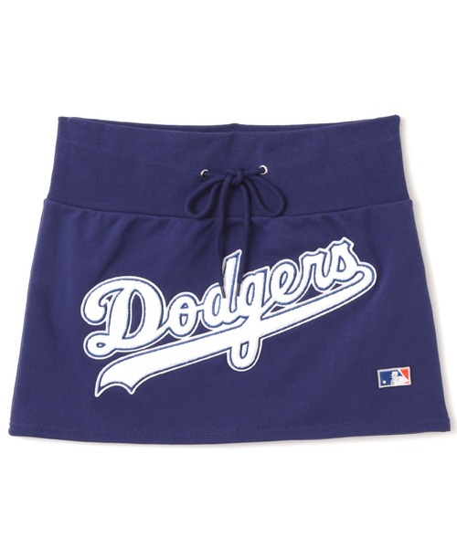 MLB(メジャーリーグベースボール)の「atmos pink MLB Logo Sweat Skirt / アトモス ピンク MLB ロゴ スウェット スカート 【SP】(スカート・レディース・ブルー/ブラウン/ネイビー・FREE)」の3枚目の写真