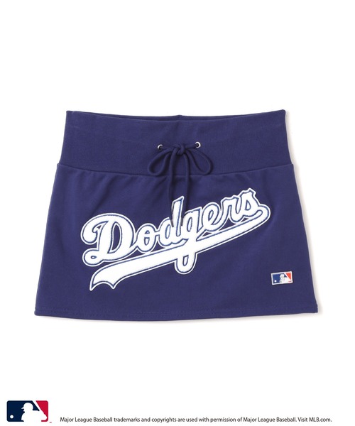 MLB(メジャーリーグベースボール)の「atmos pink MLB Logo Sweat Skirt / アトモス ピンク MLB ロゴ スウェット スカート 【SP】(スカート・レディース・ブルー/ブラウン/ネイビー・FREE)」の4枚目の写真