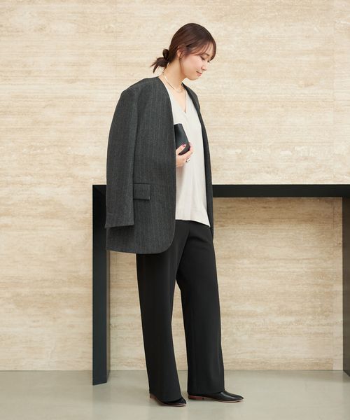 plage（プラージュ）の「CASH TOUCH カーディガン（カーディガン/ボレロ・レディース・モカ/ライトグレー・FREE）」の7枚目の写真