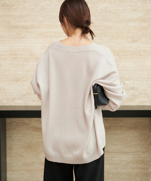 plage（プラージュ）の「CASH TOUCH カーディガン（カーディガン/ボレロ・レディース・モカ/ライトグレー・FREE）」の10枚目の写真