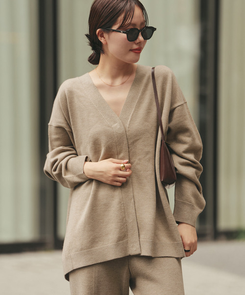 Plage CASH TOUCH flare パンツ カーディガン　2点セット Plage CASH TOUCH flare パンツ カーディガン 2点セット Plage CASH