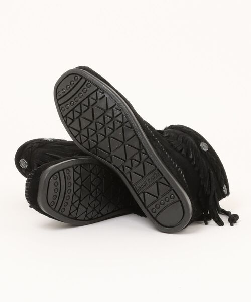 Minnetonka（ミネトンカ）の「【W】【it】【IW5】【MINNETONKA】ハイ トップ バック ジッパー HI TOP BACK ZIP BOOTS（ブーツ・レディース・グレー/ブラック・5.5/6）」の4枚目の写真