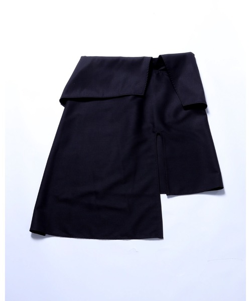 COMME des GARCONS 切り替え ラップスカート アシンメトリー　S CI271X17P_019_L.jpg