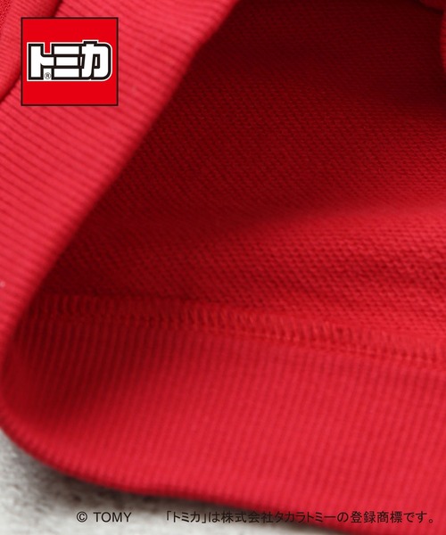 DILASH（ディラッシュ）の「【トミカ / 綿100%】こうじげんばのはたらくくるまトレーナー（スウェット・キッズ・レッド/チャコールグレー・80/90/100/110/120/130）」の10枚目の写真