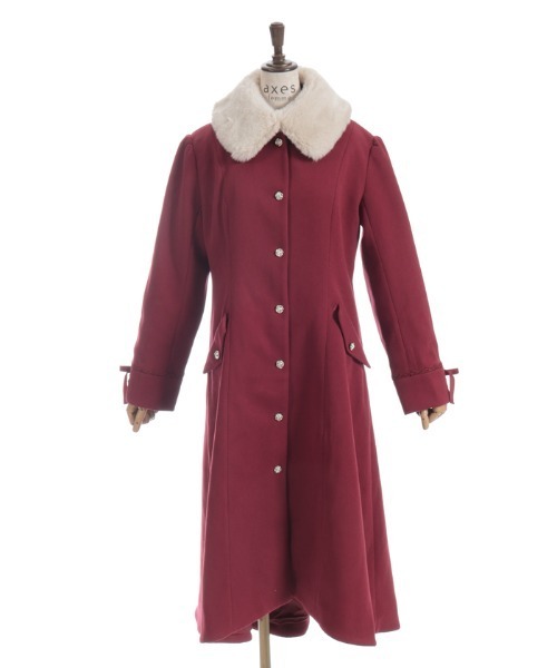 ケープセットバッスルコート（ダッフルコート）｜axes femme