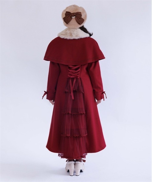 セール】ケープセットバッスルコート（ダッフルコート）｜axes femme