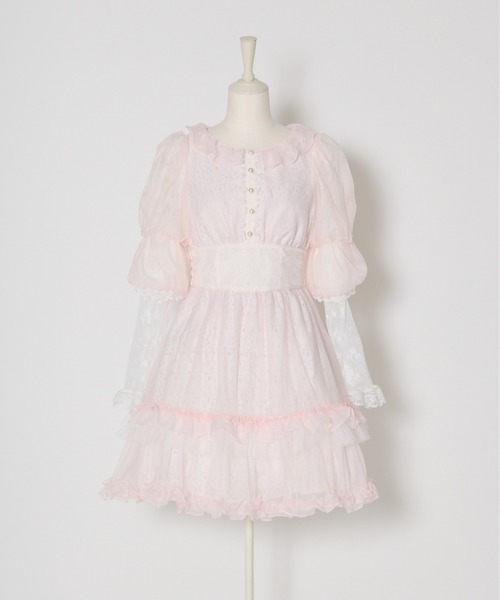 mellfy memory(メルフィーメモリー)の「Angelic Sugar Lace onepiece(ワンピース・レディース・ホワイト/ピンク・SMALL/MEDIUM)」の6枚目の写真