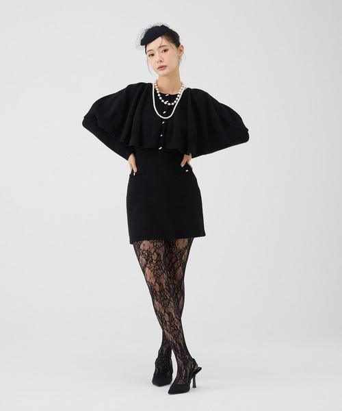 セール】ケープデザインニットワンピース（ワンピース）｜EIMY ISTOIRE