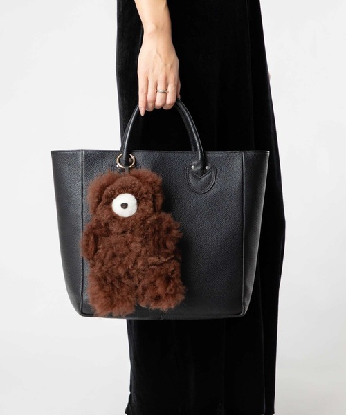 COSY（コージー）の「COSY Larg Bear Baby Alpaca Key ring　コージー ラージ ベア アルパカ キーリング 熊 チャーム（チャーム・レディース・ホワイト系1/グレー系1/ブラウン系1/ベージュ系1・FREE）」の3枚目の写真