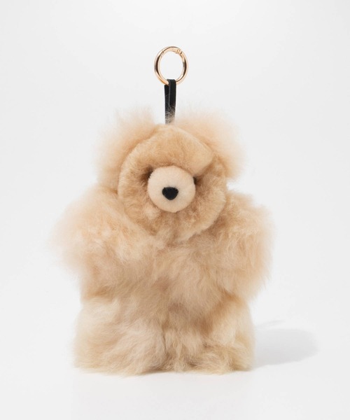 COSY（コージー）の「COSY Larg Bear Baby Alpaca Key ring　コージー ラージ ベア アルパカ キーリング 熊 チャーム（チャーム・レディース・ホワイト系1/グレー系1/ブラウン系1/ベージュ系1・FREE）」の4枚目の写真