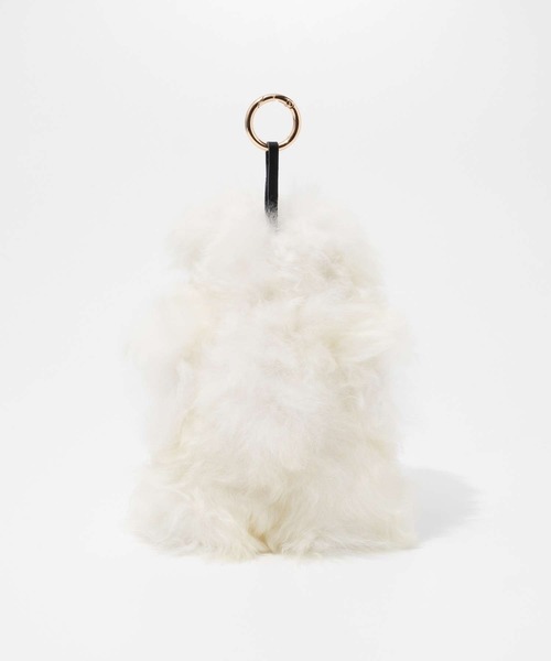 COSY（コージー）の「COSY Larg Bear Baby Alpaca Key ring　コージー ラージ ベア アルパカ キーリング 熊 チャーム（チャーム・レディース・ホワイト系1/グレー系1/ブラウン系1/ベージュ系1・FREE）」の6枚目の写真