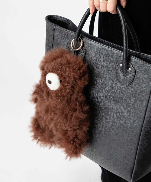 COSY（コージー）の「COSY Larg Bear Baby Alpaca Key ring　コージー ラージ ベア アルパカ キーリング 熊 チャーム（チャーム・レディース・ホワイト系1/グレー系1/ブラウン系1/ベージュ系1・FREE）」の13枚目の写真