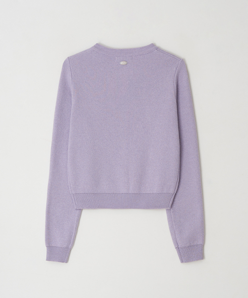 RONRON(ロンロン)の「BUTTON UP KNIT CARDIGAN SOFT PURPLE(カーディガン/ボレロ・レディース・その他・FREE)」の2枚目の写真