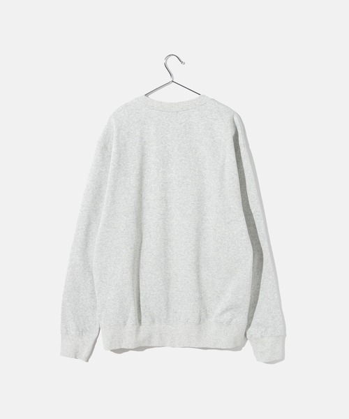 HUF(ハフ)の「HUF ARCH APPLIQUE CREWNECK ハフ アーク アップリケ ロゴ スウェット(スウェット・メンズ・ホワイト系1/ブラック・MEDIUM/X-LARGE/LARGE/SMALL)」の4枚目の写真