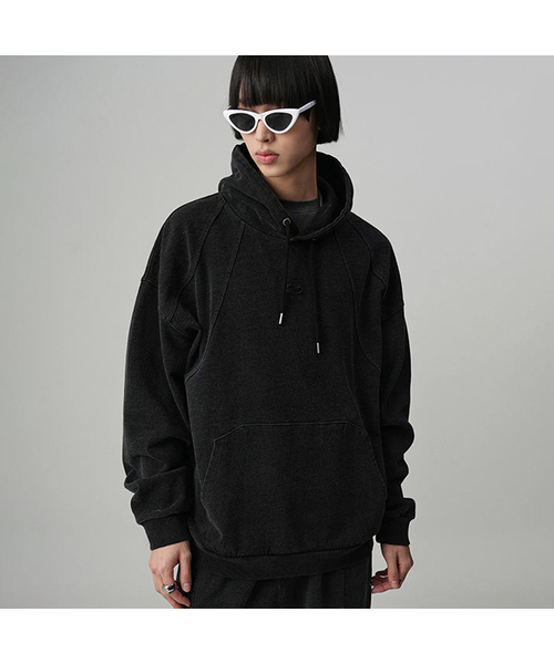 AVANDRESS(アバンドレス )の「Sunground Hoody - 5COL(パーカー・レディース・カーキブラウン/スカイブルー/ブラック/ライトピンク/ライトブラック・SMALL/MEDIUM/LARGE)」の1枚目の写真