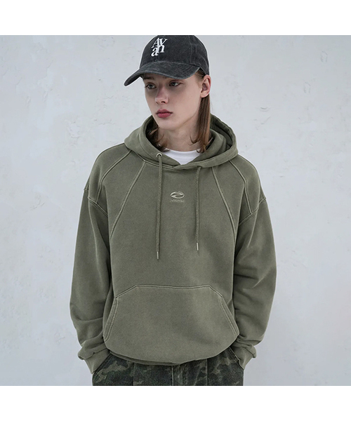 AVANDRESS(アバンドレス )の「Sunground Hoody - 5COL(パーカー・レディース・カーキブラウン/スカイブルー/ブラック/ライトピンク/ライトブラック・SMALL/MEDIUM/LARGE)」の3枚目の写真