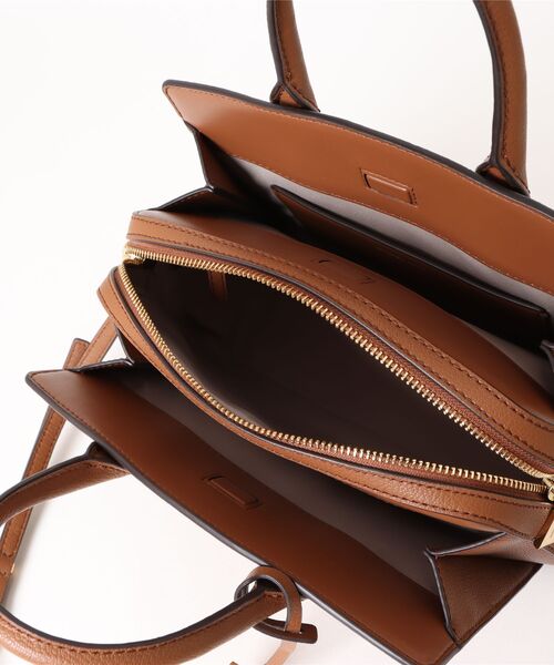 MICHAEL KORS(マイケルコース)の「LAILA ぺブルレザー サッチェル スモール(ハンドバッグ・レディース・ブラウン系・FREE)」の9枚目の写真