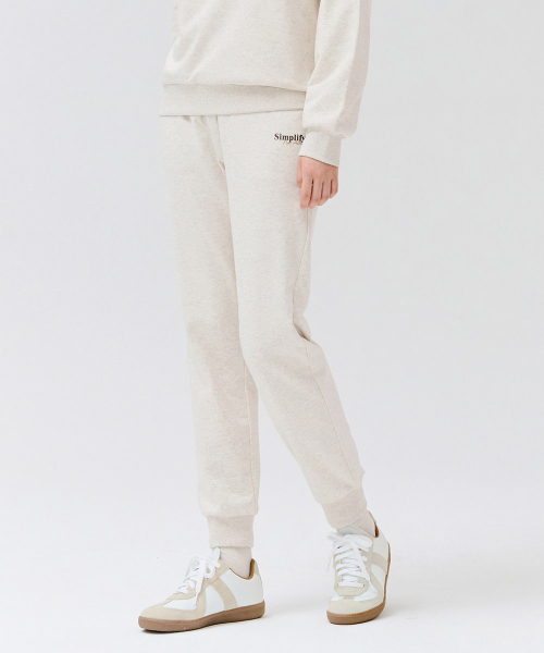 CHASECULT(チェイスカルト)の「レディースジョガーウォームアップパンツ-ベージュ(スウェットパンツ・レディース・ベージュ・76/67/70)」の5枚目の写真