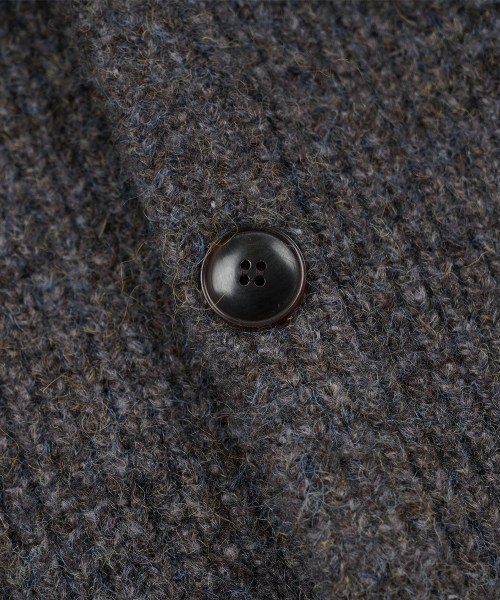 FRIZMWORKS(フリズムワークス)の「BRUSHED WOOL ROUND CARDIGAN _ BROWN(カーディガン/ボレロ・メンズ・その他・SMALL/MEDIUM/LARGE/X-LARGE)」の4枚目の写真