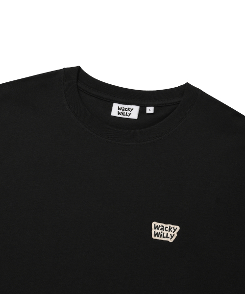 Wacky WiLLy(ワッキーウィリー)の「スモールタイポ半袖Tシャツブラック(Tシャツ/カットソー・レディース・その他・SMALL/MEDIUM/X-SMALL/XX-LARGE/X-LARGE/LARGE)」の4枚目の写真