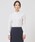 J.PRESS Ladies�iJ.�v���X ���f�B�X�j�́u�yWEB����J���[����E2way�z�G�X�e�l�[�W�� TYPEWRITER STRIPE �V���c�i�V���c/�u���E�X�j�v�b�z���C�g�n