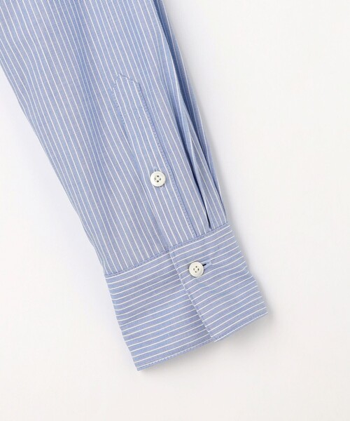 J.PRESS Ladies(J.プレス レディス)の「【WEB限定カラーあり・2way】エステネージュ TYPEWRITER STRIPE シャツ(シャツ/ブラウス・レディース・ホワイト系/サックスブルー系1/ネイビー系1・XS)」の22枚目の写真