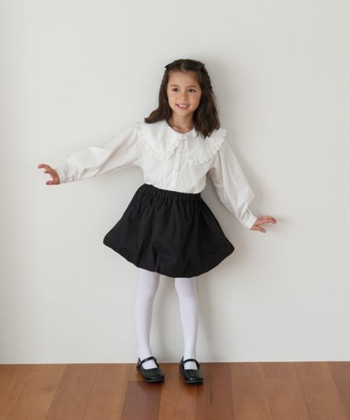 LEPSIM（レプシィム）の「【KIDS】【O.C】GIRLS長袖フリル襟　626899（シャツ/ブラウス・キッズ・オフホワイト・130/120）」の16枚目の写真