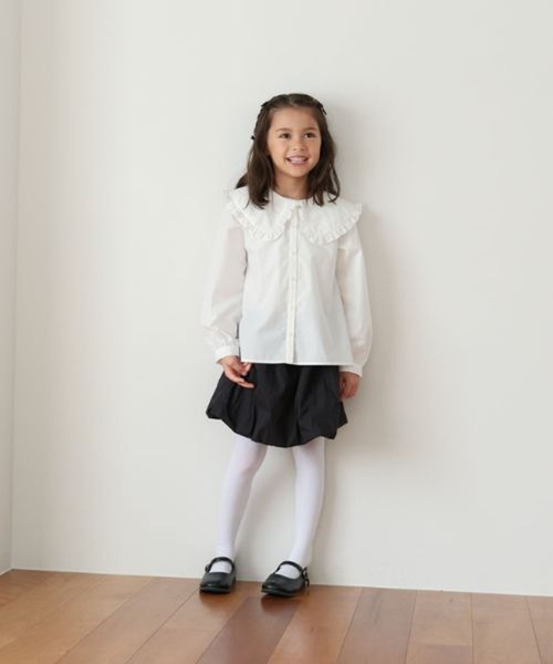 LEPSIM（レプシィム）の「【KIDS】【O.C】GIRLS長袖フリル襟　626899（シャツ/ブラウス・キッズ・オフホワイト・130/120）」の17枚目の写真