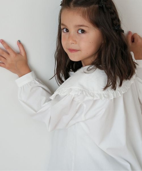 LEPSIM（レプシィム）の「【KIDS】【O.C】GIRLS長袖フリル襟　626899（シャツ/ブラウス・キッズ・オフホワイト・130/120）」の19枚目の写真